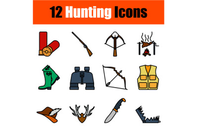 Hunting Icon Set