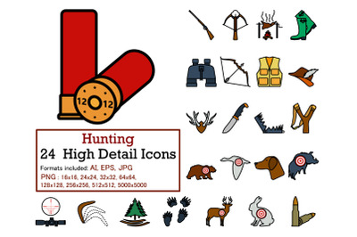 Hunting Icon Set