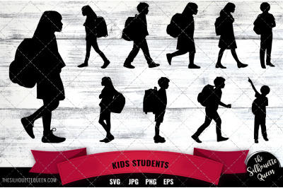 Kids Students svg, going to school, classmate svg