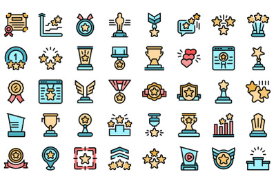 Ranking icon, outline style