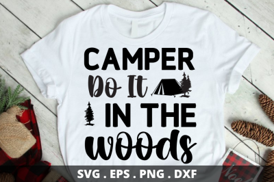 Camper do it in the woods