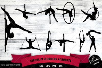 Circus Performers Acrobats svg, trapeze artists svg, aerialist svg