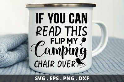 If you can read this flip my camping chair over