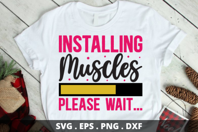 installing muscles please wait