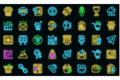 Marketing filled icon, outline style