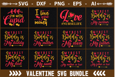 Valentine SVG Bundle vol-1