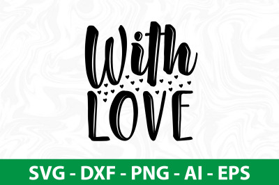 With love svg