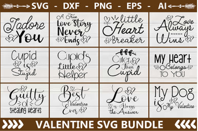 Valentine SVG Bundle