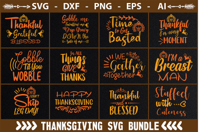 Thanksgiving SVG Bundle