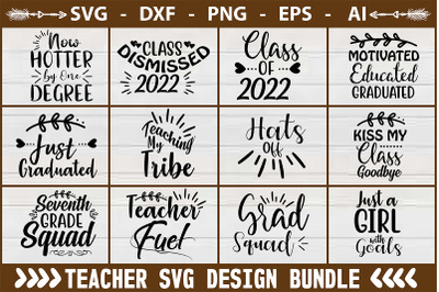 Teacher SVG Design Bundle