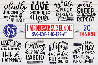 Hairdresser SVG Bundle