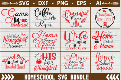 Homeschool SVG Bundle