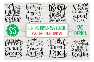 Hunting Design SVG Bundle