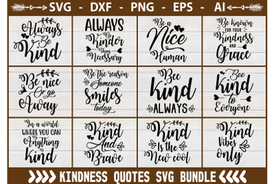 Kindness quotes SVG Bundle vol-1