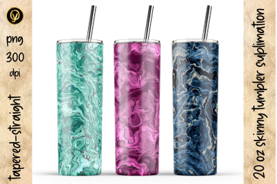 20 Oz Abstract Skinny Tumbler Sublimation.