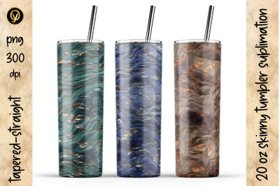 20 Oz Abstract Skinny Tumbler Sublimation.
