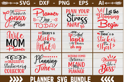 Planner SVG Bundle