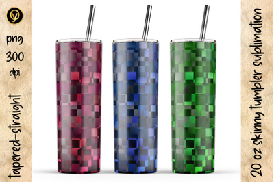 20 Oz Abstract Skinny Tumbler Sublimation.