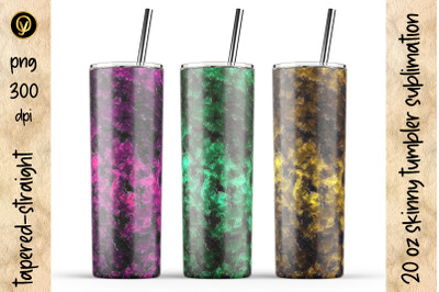 20 Oz Abstract Skinny Tumbler Sublimation.