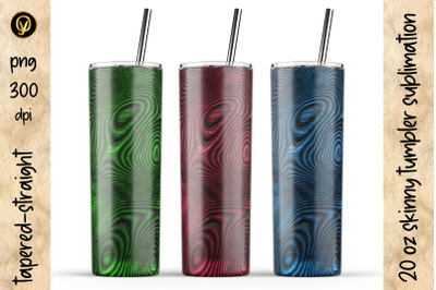 20 Oz Abstract Skinny Tumbler Sublimation.