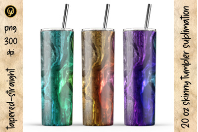 20 Oz Abstract Skinny Tumbler Sublimation.