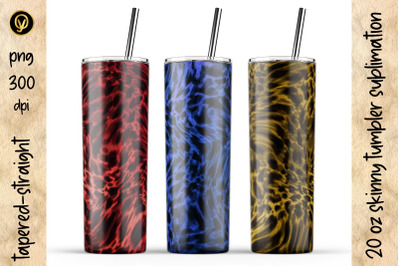 20 Oz Abstract Skinny Tumbler Sublimation.