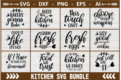 kitchen svg bundle