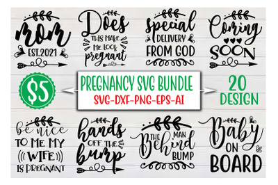 Pregnancy SVG Bundle