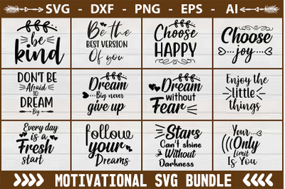 motivational svg bundle