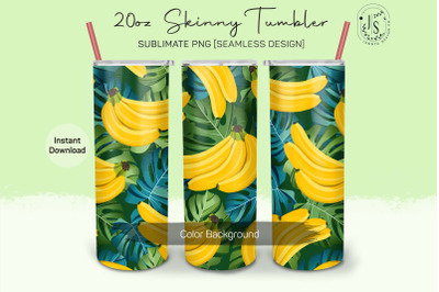 Banana Fruit 20oz Tumbler Sublimation Wraps