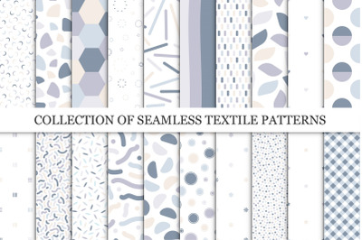 Seamless delicate textile patterns