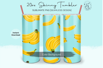 Banana Fruit 20oz Tumbler Sublimation Wraps