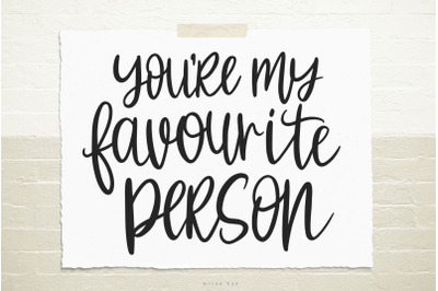 You&#039;re my favourite person SVG cut file