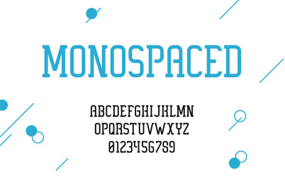 Alphabet. Modern typeface design. Monospace font with uppercase text s