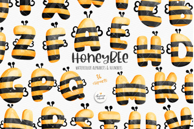 Honeybee alphabets and numbers