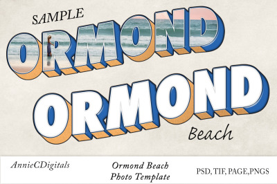 Ormond Beach Photo Title Template