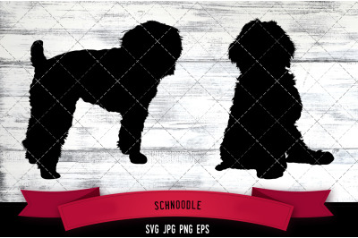 Schnoodle Silhouette Vector