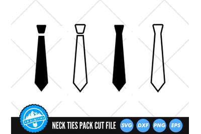 Neck Tie SVG | Men&amp;&23;039;s Neck Ties Cut File | Wedding SVG