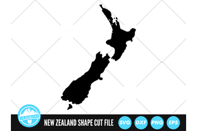 New Zealand SVG | New Zealand Cut File | NZ Map SVG