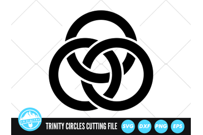 Trinity Rings SVG | Borromean Rings Cut File | Celtic Symbols SVG