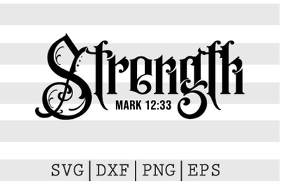 Strength Mark 12 33 SVG