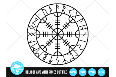 Helm of Awe SVG | Aegishjalmr Cut File | Viking Symbol SVG