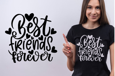 Best Friends Forever SVG Cut File Best Friend Quotes