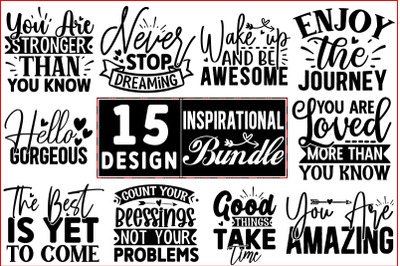 Inspirational SVG Design Bundle