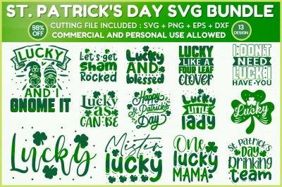 St. Patricks Day SVG Bundle