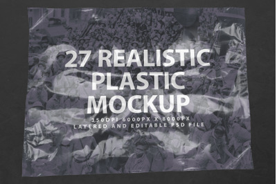27 Realistic Plastic Mockup
