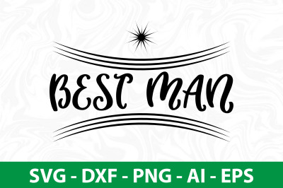 best man  svg