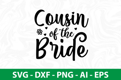 Cousin of the Bride svg