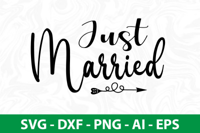 Just married svg