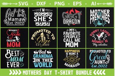 MOTHERS DAY T-SHIRT BUNDLE VOL-1